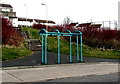 Bus shelter skeleton, Penrhys