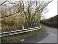 Goodbury Road at the junction of Hills Lane