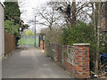 Footpath to Danson Park