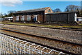 Lineside buildings opposite Haverfordwest railway station