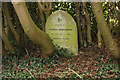 Headstone in Rauceby Hospital burial ground