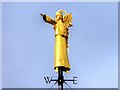 SU9850 : Golden Angel Weather Vane, Guildford Cathedral by David Dixon