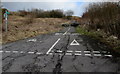 Towards boulders across the NE end of Blaencaerau Road, Caerau