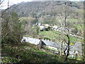 View over the church at Pontfadog on a spring morning