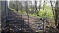 Kissing gate near Harper Green Playing Fields