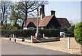 Old Knebworth:  War Memorial and Jubilee Lodge