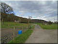 Looking up the track towards Billinge