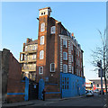 Rear of the original Old Kent Road fire station