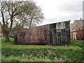 Corrugated iron shed at Cheethams Bridge Farm