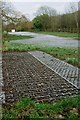 Old weighbridge at the site of Otley railway station