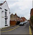 East along Gordon Street, Royal Leamington Spa