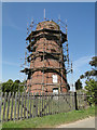 TG4105 : Freethorpe windmill undergoing some restoration by Adrian S Pye