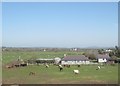 From a Chester-Holyhead train - Scattered settlements in central Anglesey