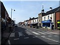 Watton High Street and clock tower