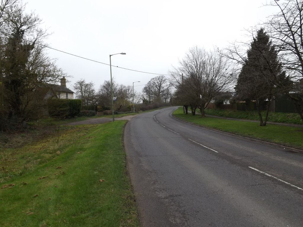 B1115 Stowmarket Road, Stowupland © Geographer cc-by-sa/2.0 :: Geograph ...