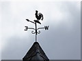 Weathercock on tower