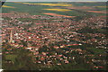 Louth in the Sunday evening sun: aerial 2015