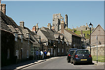 SY9682 : West Street, Corfe Castle by Peter Trimming