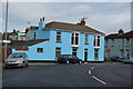 A blue house on St George