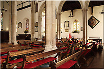 TL9847 : All Saints, Chelsworth - Interior by John Salmon