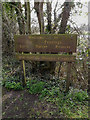 TM1573 : The Pennings Nature Reserve sign by Geographer