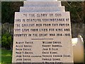 Abergele War Memorial (dedication)