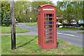 Telephone box beside Frog Grove Lane