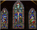 SO5139 : Stained glass window, Hereford Cathedral by Julian P Guffogg