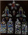 SO5139 : Medieval stained glass window, Hereford Cathedral by Julian P Guffogg