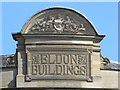 NZ2464 : Name stone on Eldon Buildings, 29-33 Blackett Street, NE1 by Mike Quinn