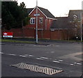 Highbridge & Burnham railway station name sign in Highbridge