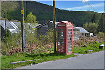 SH7709 : Telephone box, Aberllefenni by Nigel Brown