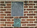 Date stone and firemark, Holm Farmhouse