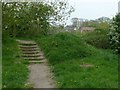 Footpath round the dairy