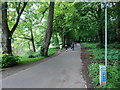 Riverside footpath and cycleway near Blackweir Bridge, Cardiff