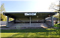 The stand at Dolgellau Athletic Amateur Football Club