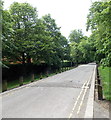 Road along the SW edge of Pontcanna Fields, Cardiff