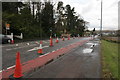 Roadworks on the A81