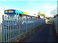 Public footpath, Willowholme Industrial Estate, Carlisle