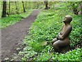 By a former railway track at Ockley Bottom