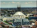 SJ3590 : View from St John's Beacon -  Liverpool Metropolitan Cathedral by David Dixon