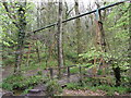 Pipeline bridge near Golitha Falls