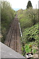 Heart of Wales Line south from Llandybie towards Ammanford