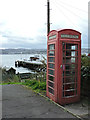 Phone box and Kilcreggan Pier