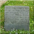 SK6617 : Early slate gravestone, Hoby churchyard by Alan Murray-Rust