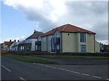 NU2329 : Houses on Harbour Road, Beadnell by JThomas