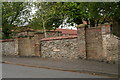 Former gateway opposite the church in Glentham