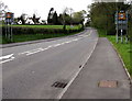 End of the 30mph speed limit in Llandybie