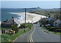 Road down to Low Newton-by-the-Sea