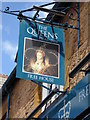 Sign at "The Queen